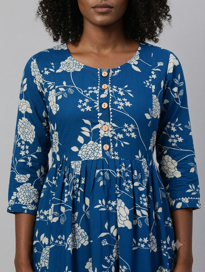 Women's Cotton Printed Kurti / Maternity Gown